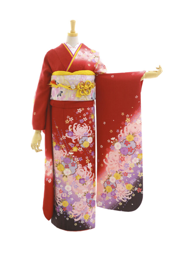 A-0005 赤 小桜ピンク